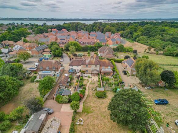 Elevated view of the Extensive Garden...