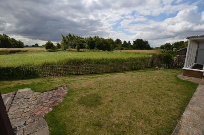 Rear garden & views