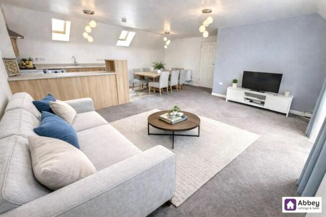 Open Plan Kitchen Living Area