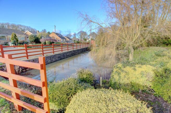 Pond to side