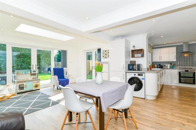 Kitchen, Dining & Family Room