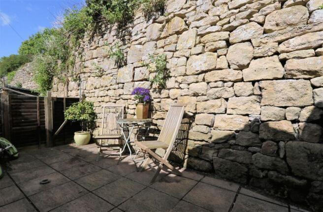 Rear courtyard