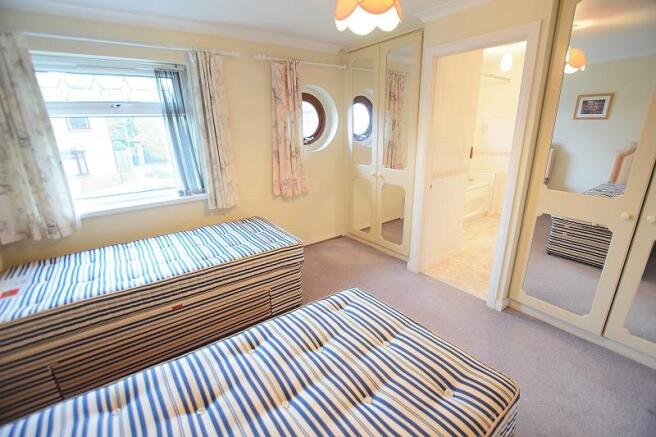 Master bedroom with en-suite bathroom