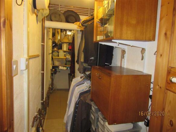 Walk in Wardrobe and Storage Area