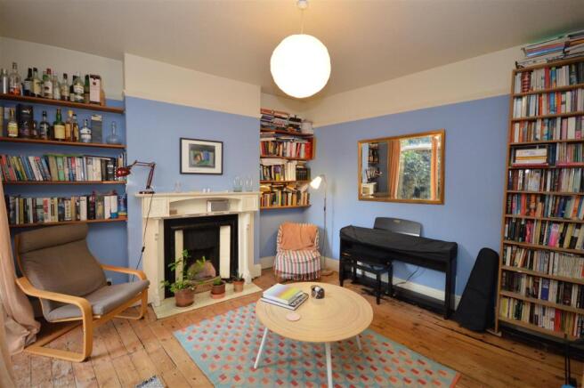 Rear living room.