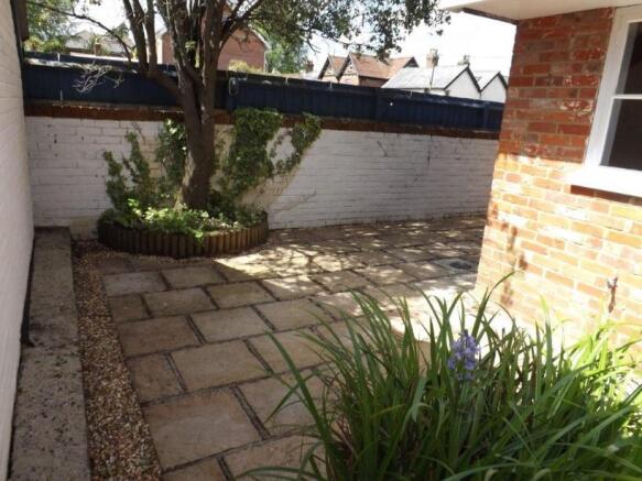 Rear Paved Garden