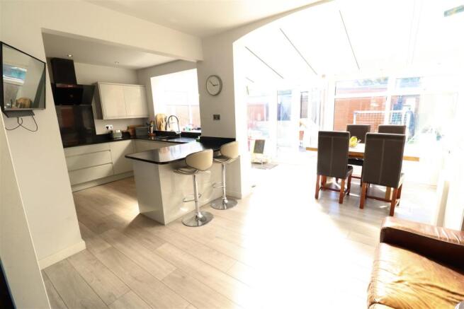 Open plan kitchen
