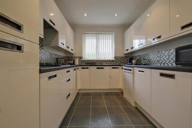 Modern Kitchen with built in appliances