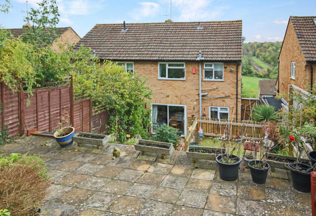 Rear of property