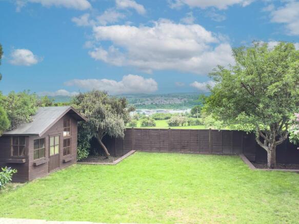 Rear garden