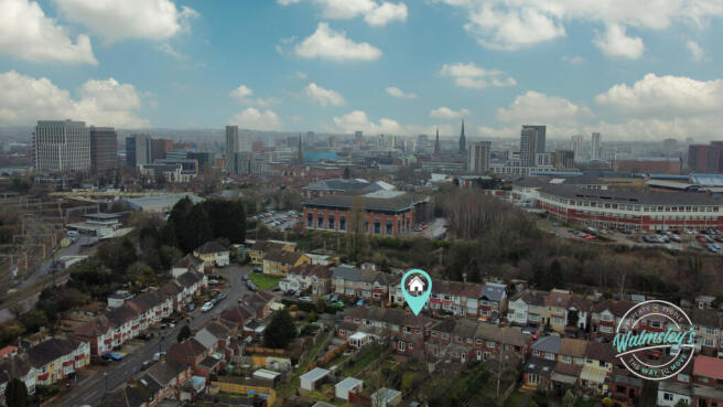 View over city