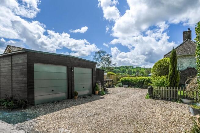 Double detached garage