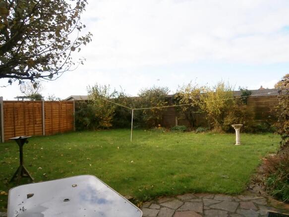 Rear garden