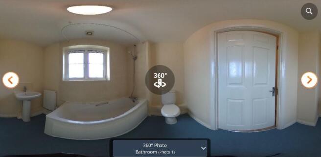 360 view of bathroom