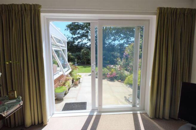 patio doors to...