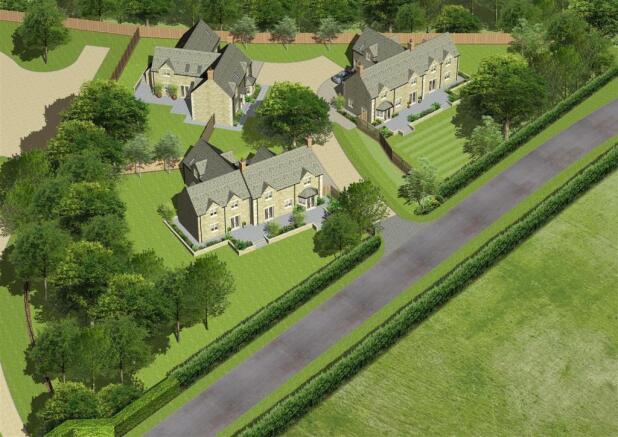 Empire - The Grange - Aerial view - Plots 1-3.