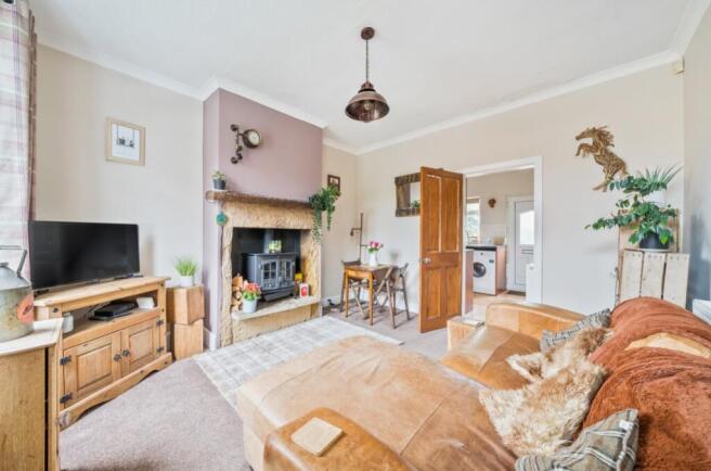 Cosy Lounge with Log Burner