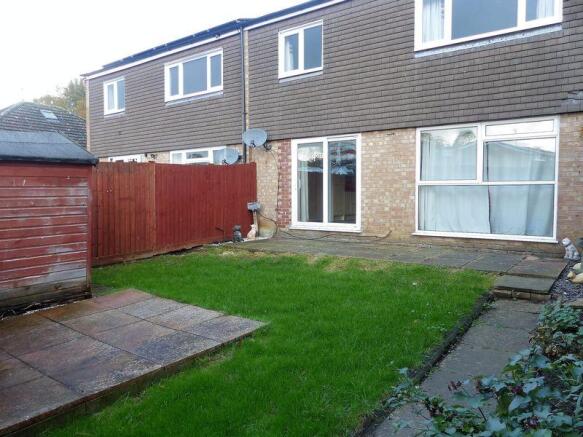 Rear of the house