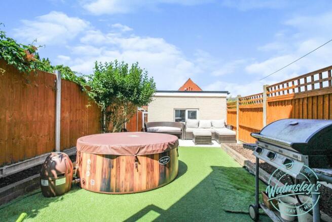Rear gardens & Studio