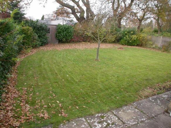 Rear garden