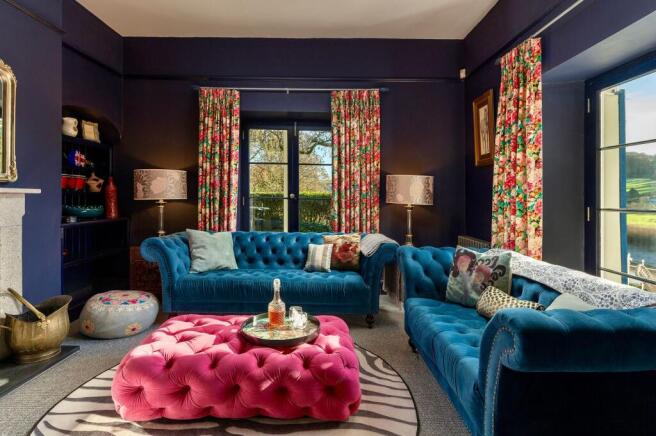 Living Room, Danescombe Valley House, Calstock. Cornwall