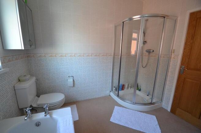 Family bathroom/shower room