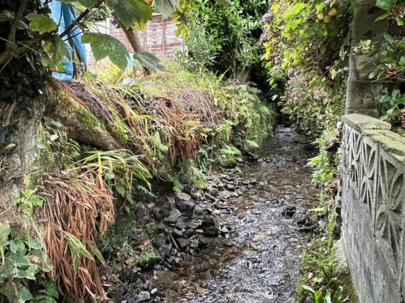 Stream At Bottom Of Garden