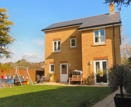 Rear of property