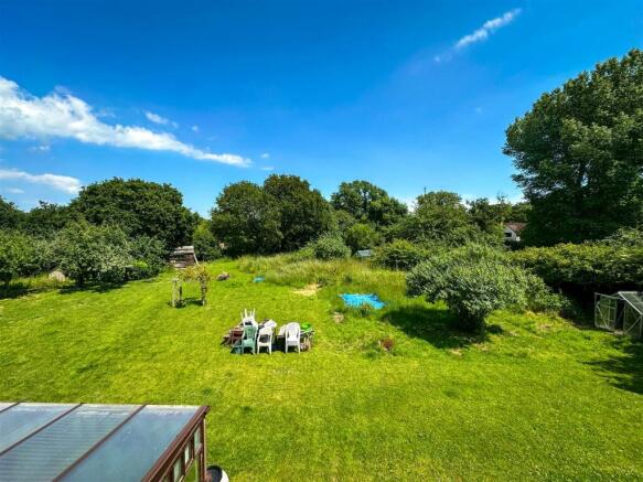 VIEWS TO REAR GARDEN FROM BEDROOM THREE