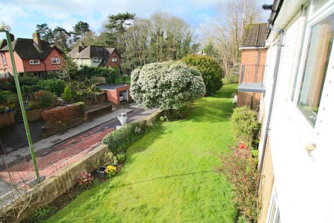 View of Garden from Balcony 