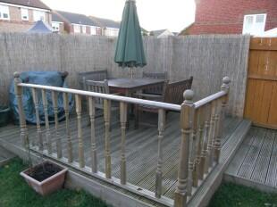 Decked area