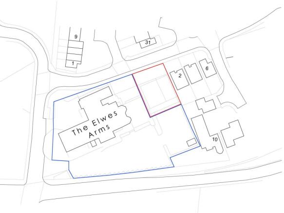 Aerial Plan (Marked in Red)