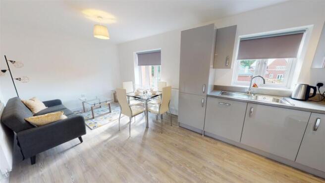 Open Plan Kitchen/Living/Dining Room