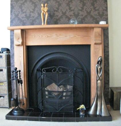 Open fireplace