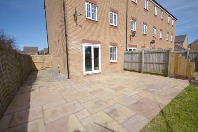 Rear patio 