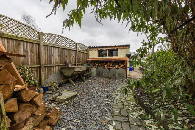 Garden and garage