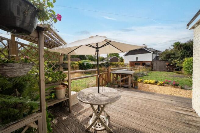 Decked Terrace to Front Garden