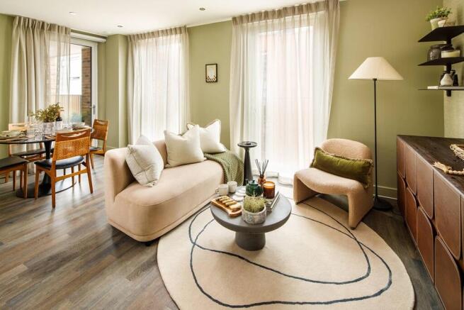 Enjoy a cosy night in - typical Taylor Wimpey apartment