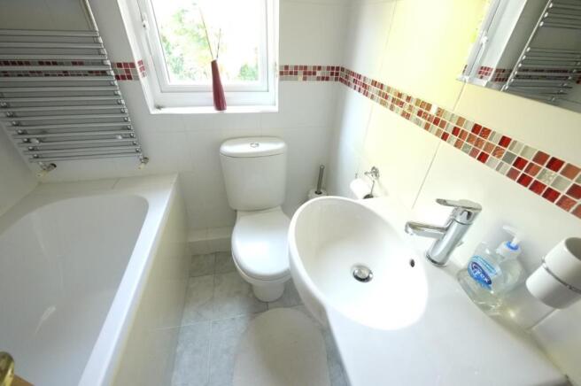 TILED BATHROOM:-