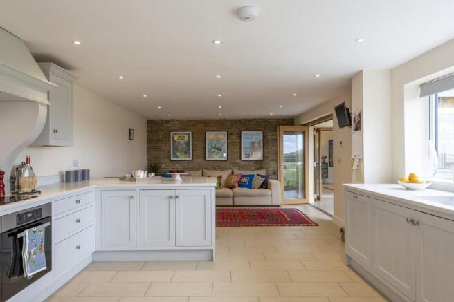 Open plan kitchen...