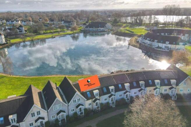 3-bed terraced on Isis Lake, Cotswold Water Park, Gloucestershire, £320,000
