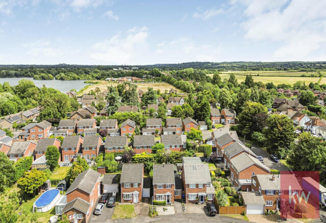 Aerial View of Property & Surrounding Area