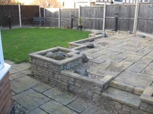 Rear garden