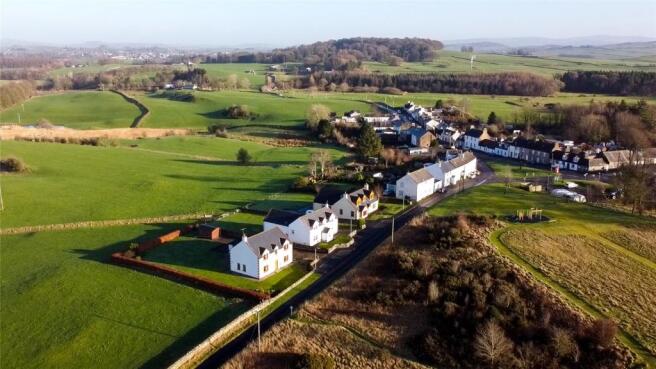 Aerial Over Village