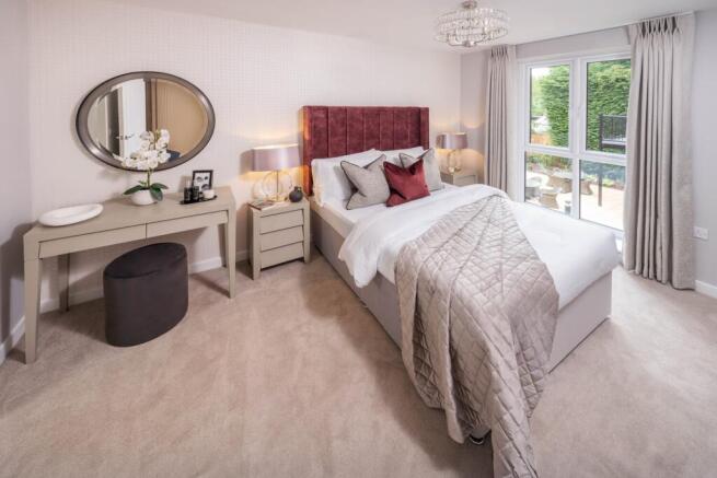 Show home bedroom