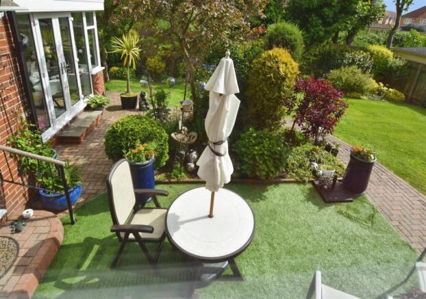 View of Garden From Bedroom