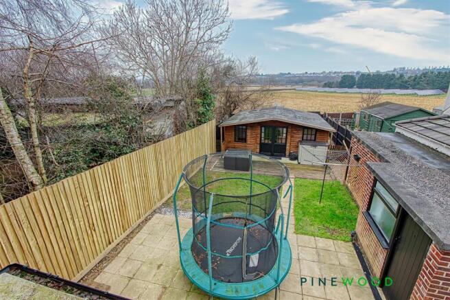 rear garden and views