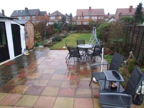 Rear garden