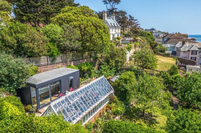 Drone Above Gardens