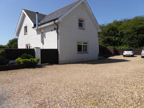 Garage and driveway